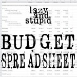 Lazy and Stupid Budget Spreadsheet